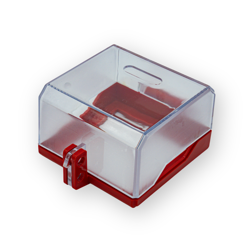 Lockable flap for switch | HLOX GmbH